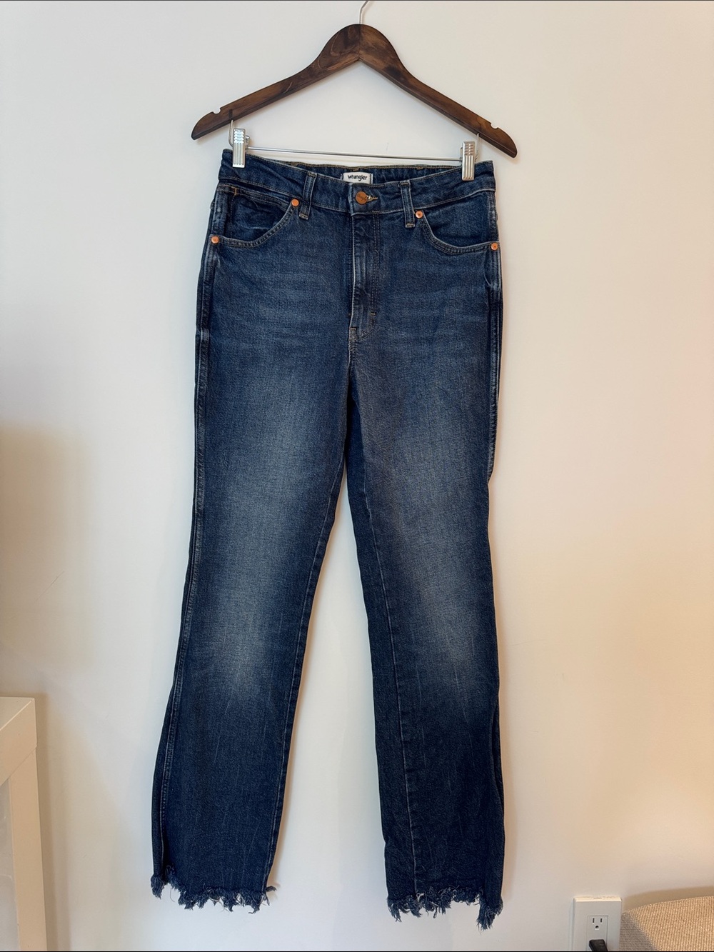 Wrangler Westward Bootcut Women's Jeans with Frayed Hem